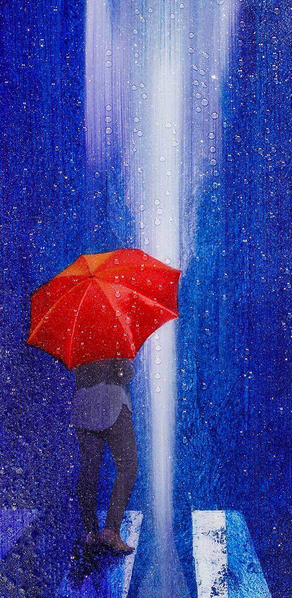 Crosswalk - Original - SOLD by artist Brenda Herd - Wyecliffe Galleries