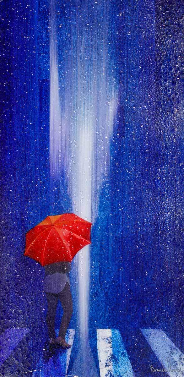 Crosswalk - Original - SOLD by artist Brenda Herd - Wyecliffe Galleries