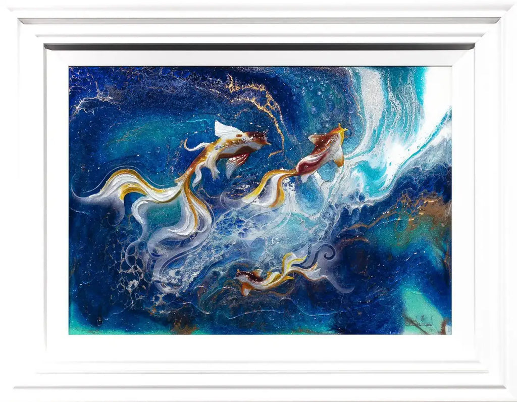 Deep into the Ocean - Original - SOLD by artist Brenda Herd - Wyecliffe Galleries