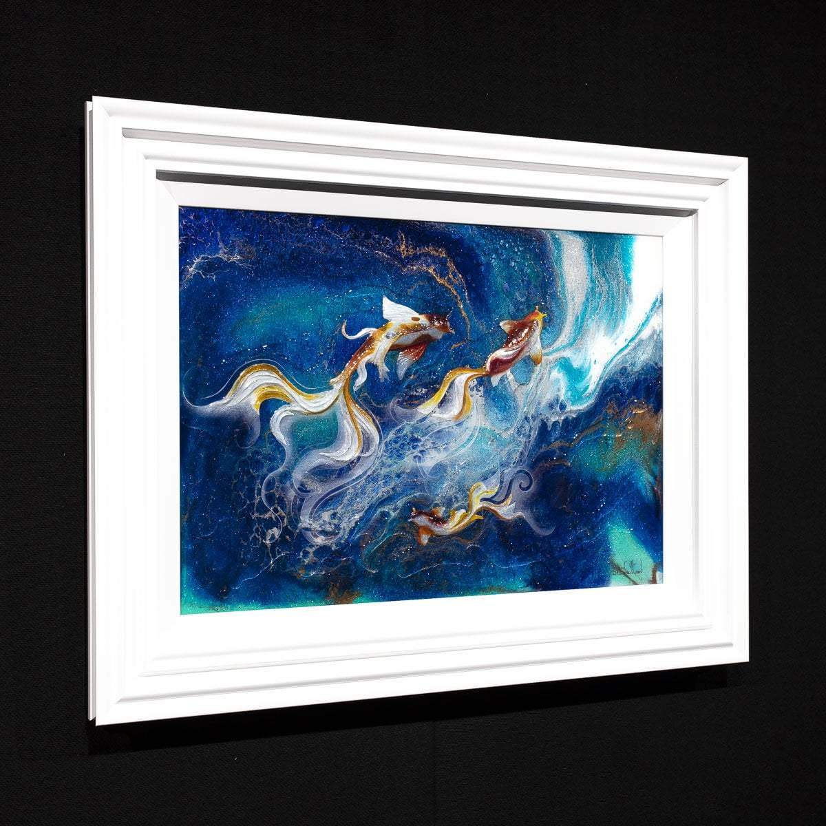 Deep into the Ocean - Original - SOLD by artist Brenda Herd - Wyecliffe Galleries