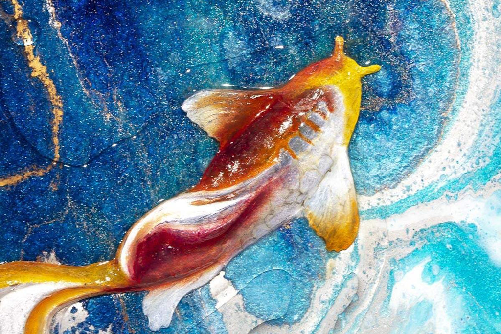 Deep into the Ocean - Original - SOLD by artist Brenda Herd - Wyecliffe Galleries