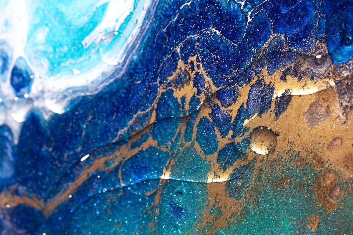 Deep into the Ocean - Original - SOLD by artist Brenda Herd - Wyecliffe Galleries