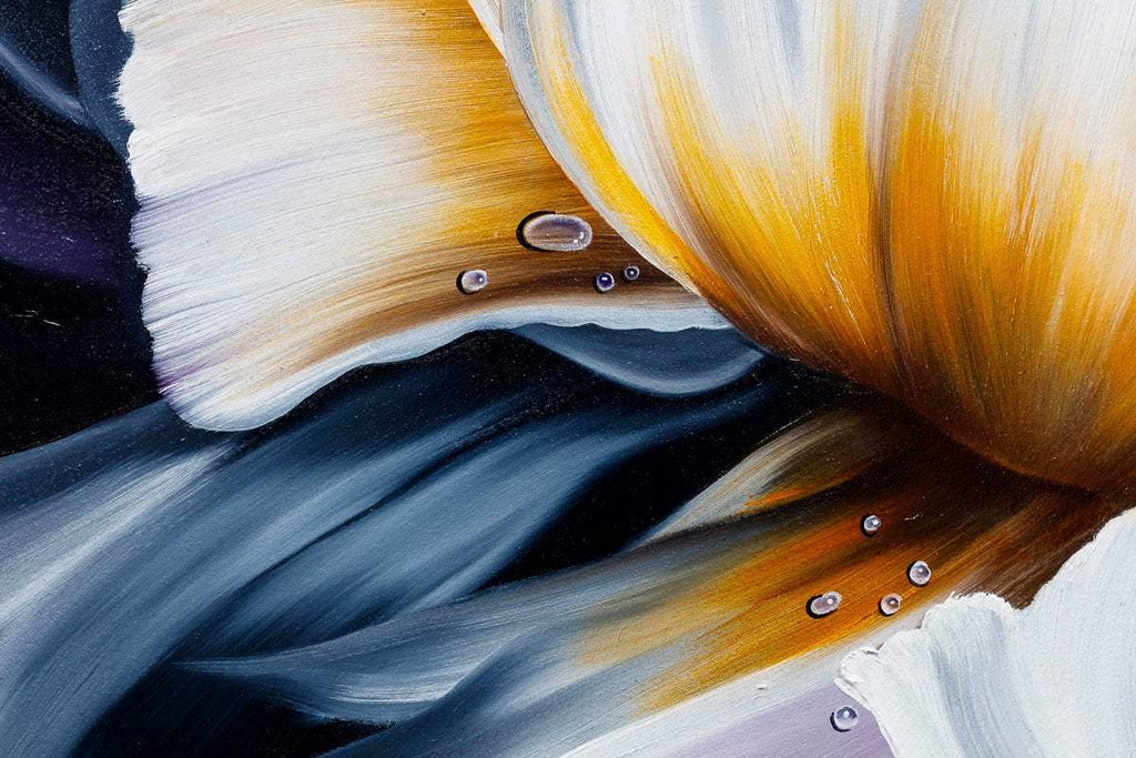 Dewdrops and Petals - Original - SOLD by artist Brenda Herd - Wyecliffe Galleries