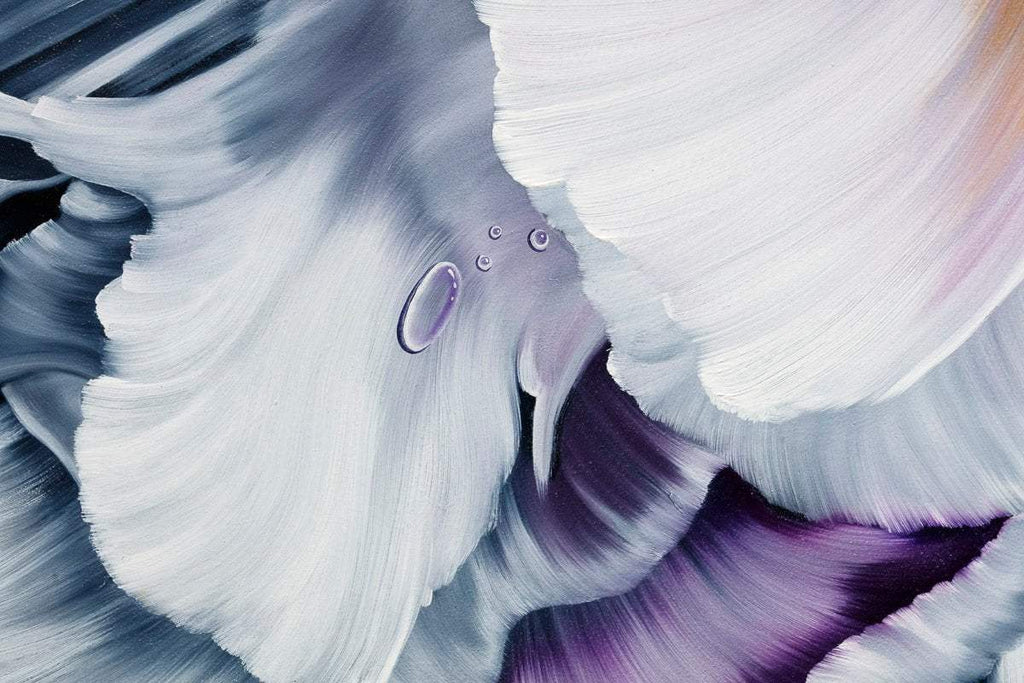 Dewdrops and Petals - Original - SOLD by artist Brenda Herd - Wyecliffe Galleries