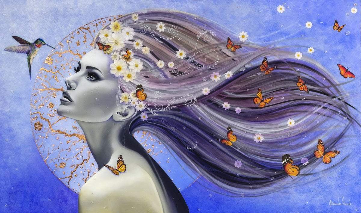 Divinity - Original - SOLD by artist Brenda Herd - Wyecliffe Galleries