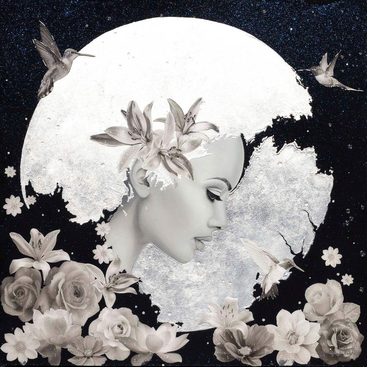 Dreaming - Original - SOLD by artist Brenda Herd - Wyecliffe Galleries