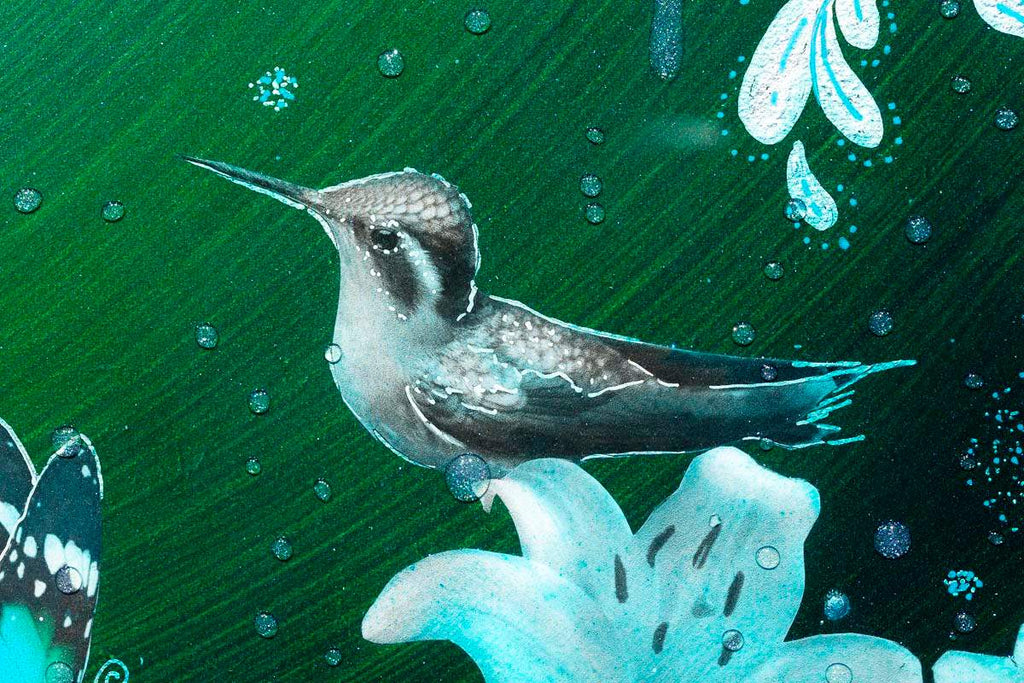 Emerald Sky - Original - SOLD by artist Brenda Herd - Wyecliffe Galleries