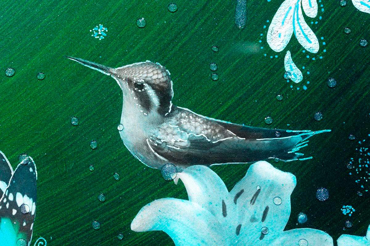 Emerald Sky - Original - SOLD by artist Brenda Herd - Wyecliffe Galleries