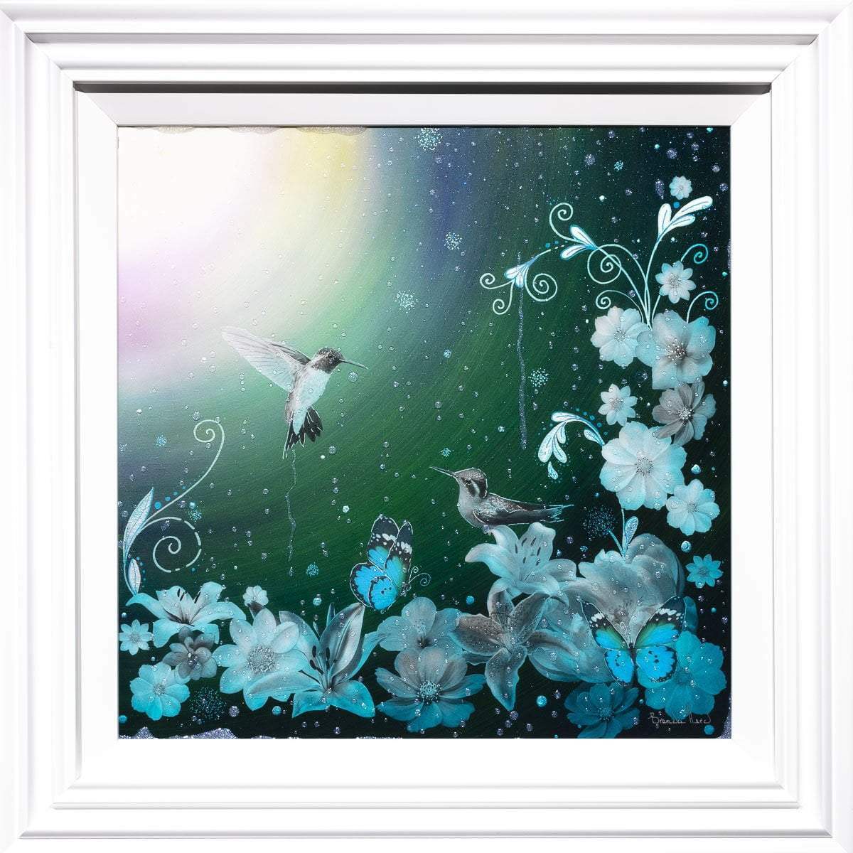 Emerald Sky - Original - SOLD by artist Brenda Herd - Wyecliffe Galleries