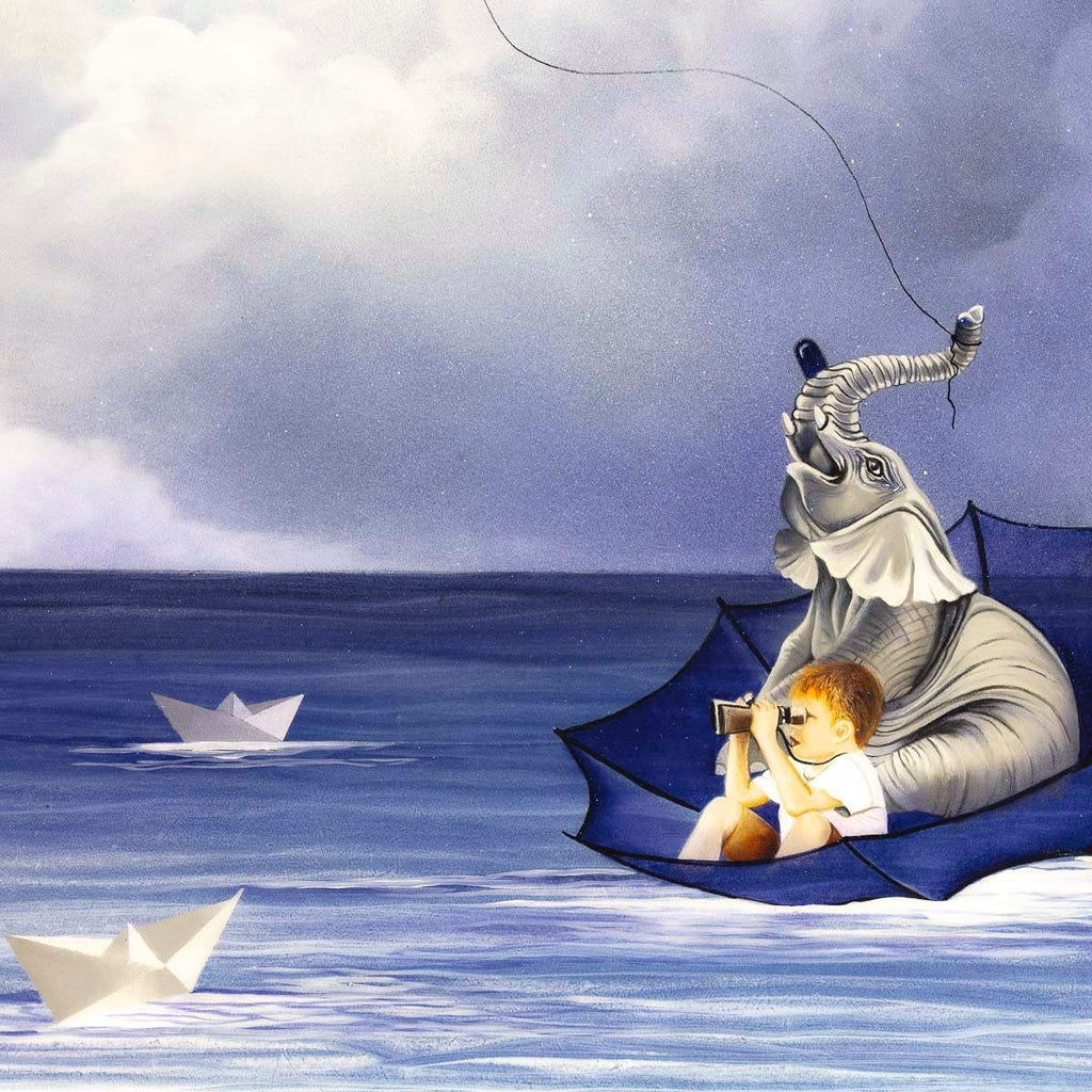 Fantasy Nights - Original - SOLD by artist Brenda Herd - Wyecliffe Galleries