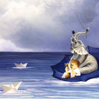 Fantasy Nights - Original - SOLD by artist Brenda Herd - Wyecliffe Galleries