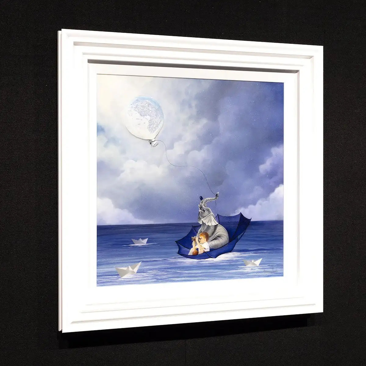 Fantasy Nights - Original - SOLD by artist Brenda Herd - Wyecliffe Galleries