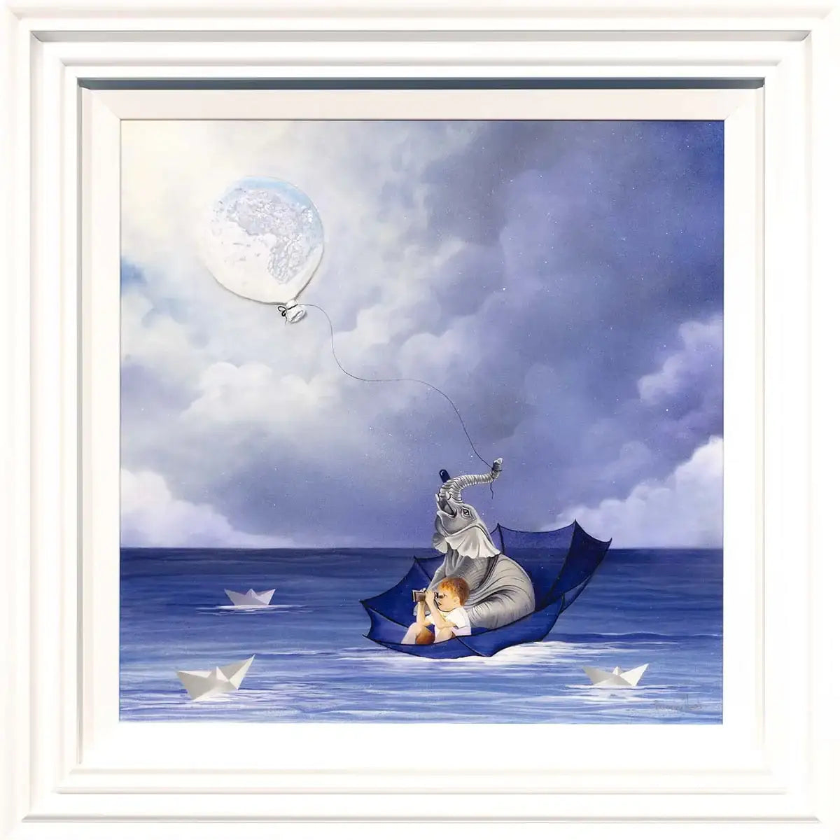 Fantasy Nights - Original - SOLD by artist Brenda Herd - Wyecliffe Galleries