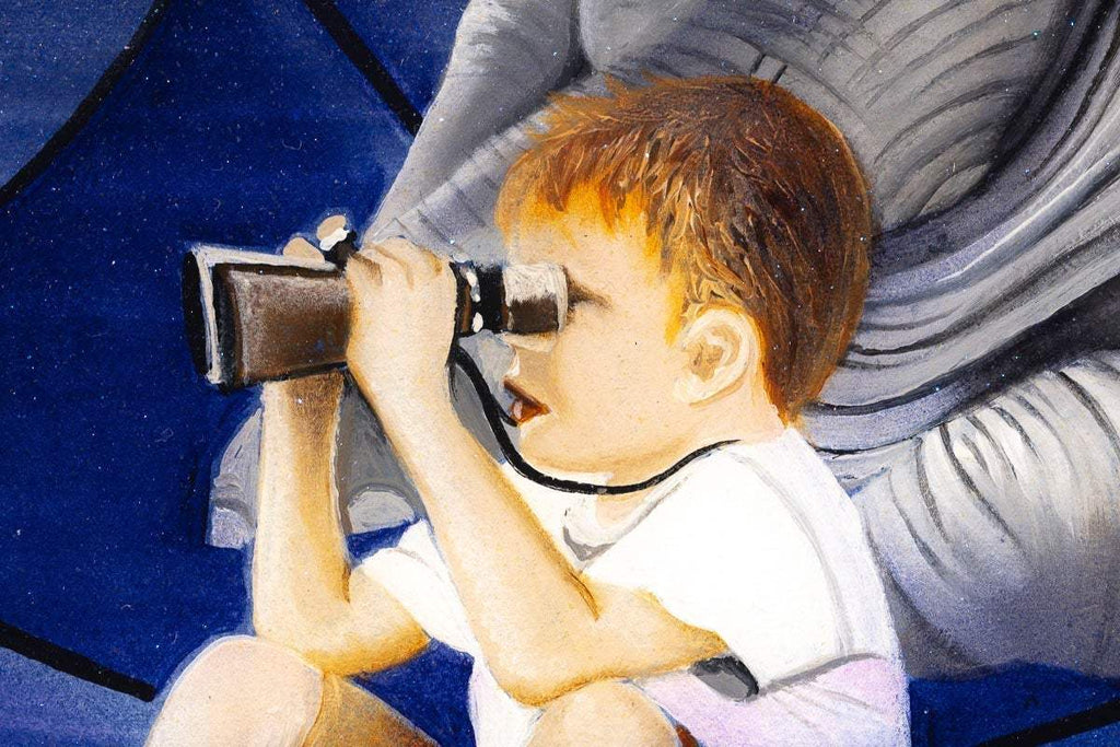 Fantasy Nights - Original - SOLD by artist Brenda Herd - Wyecliffe Galleries