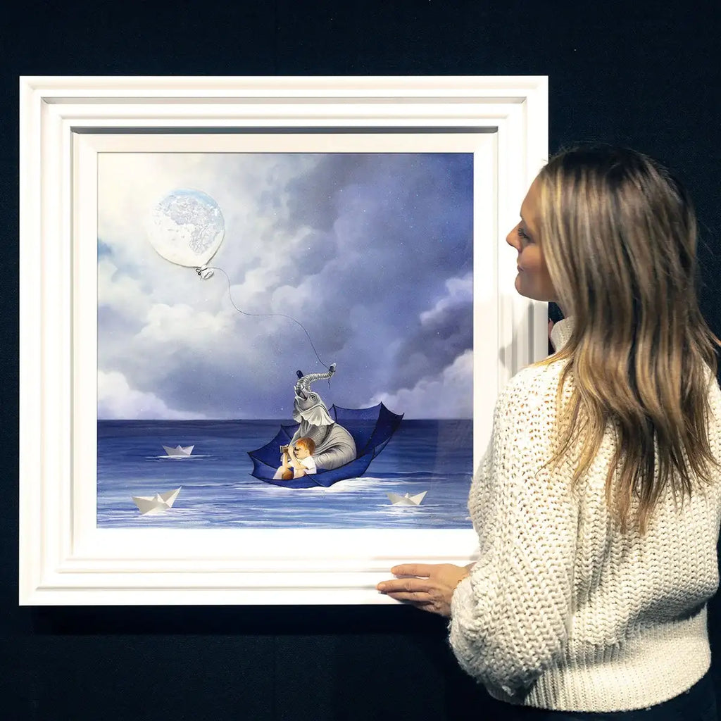 Fantasy Nights - Original - SOLD by artist Brenda Herd - Wyecliffe Galleries