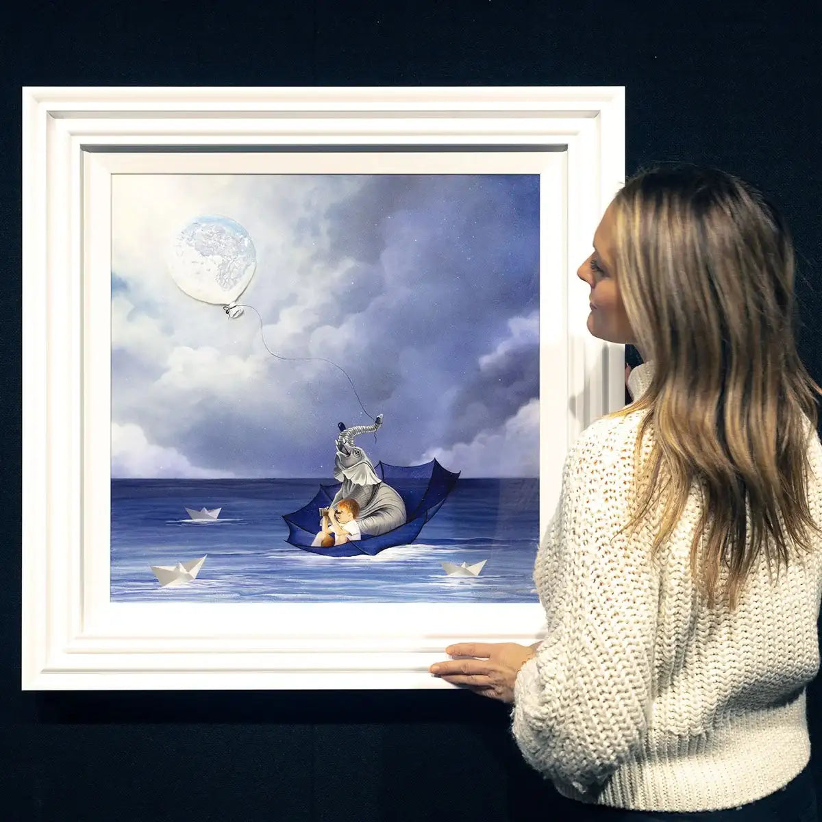 Fantasy Nights - Original - SOLD by artist Brenda Herd - Wyecliffe Galleries