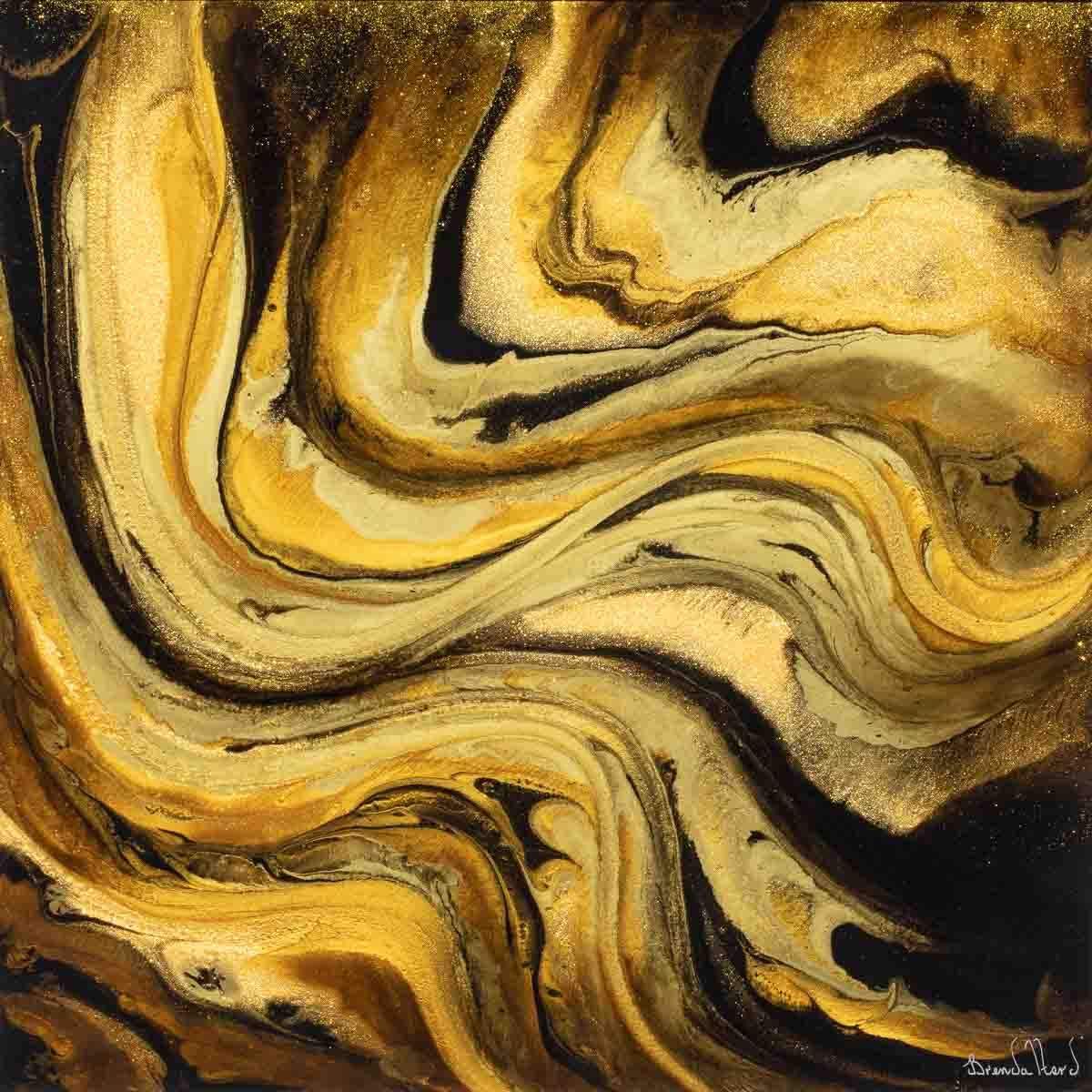 Glimmer I - Original - SOLD by artist Brenda Herd - Wyecliffe Galleries