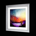 Glittering Rain - Original - SOLD by artist Brenda Herd - Wyecliffe Galleries