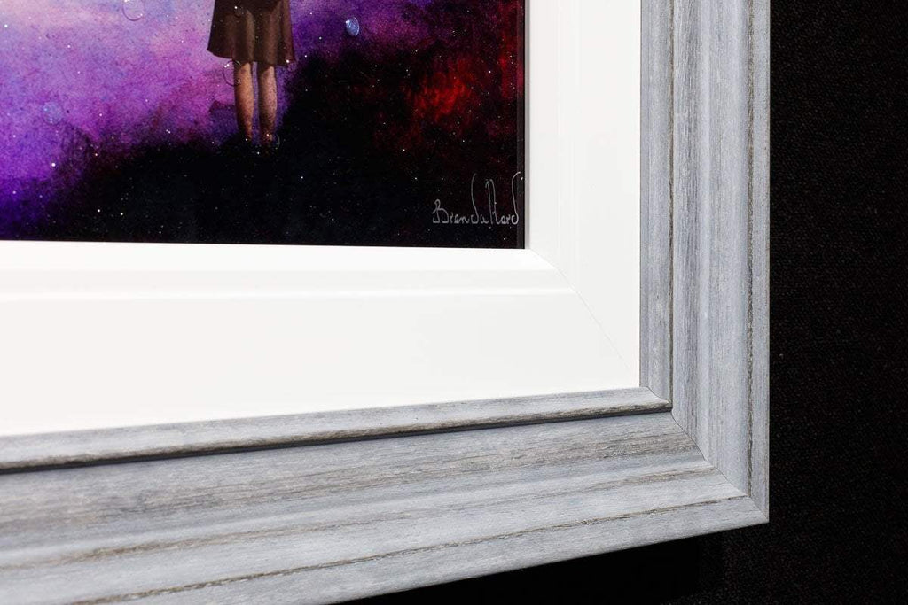 Glittering Rain - Original - SOLD by artist Brenda Herd - Wyecliffe Galleries