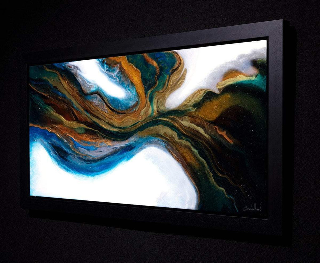 Golden Glow - Original - SOLD by artist Brenda Herd - Wyecliffe Galleries