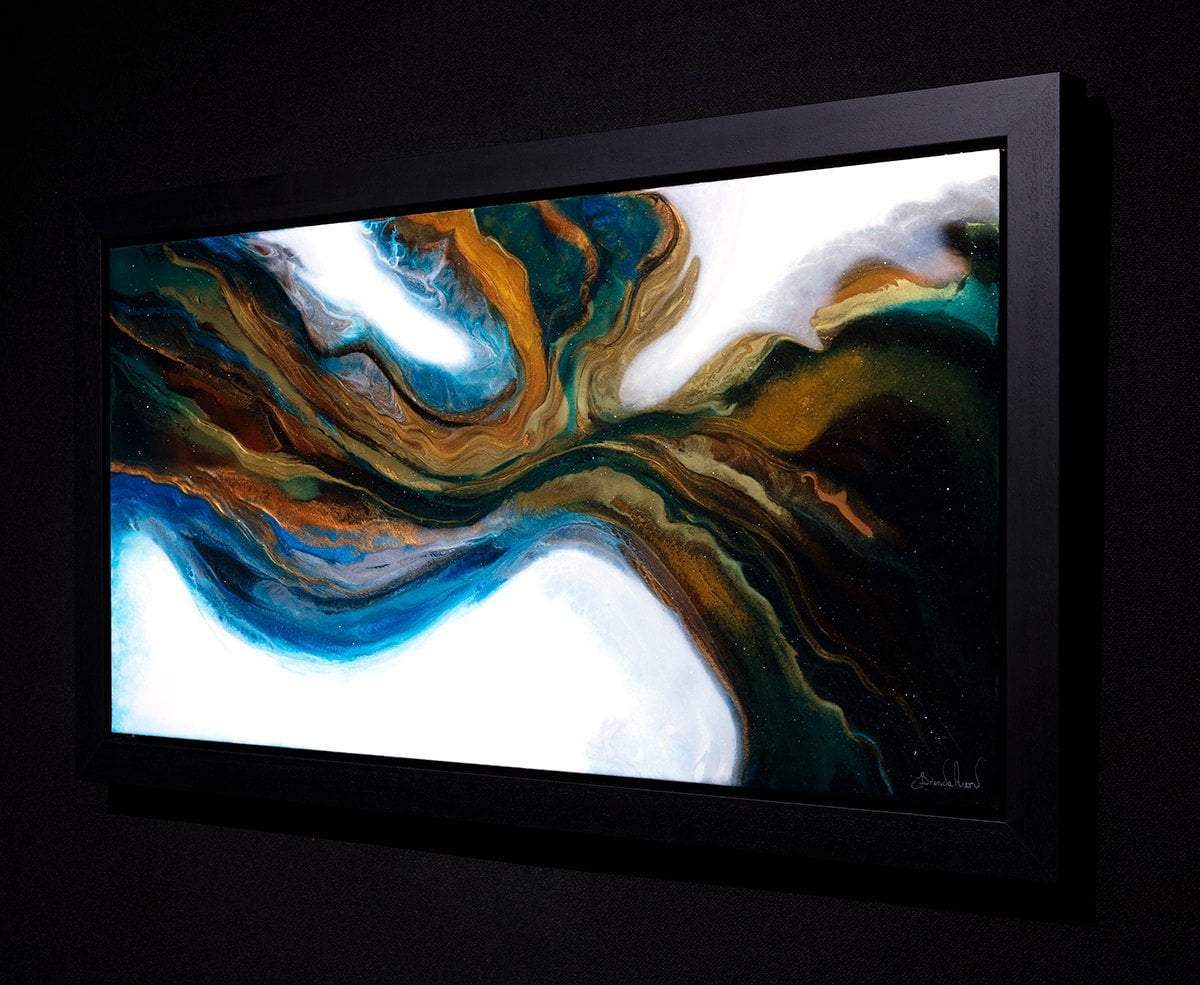 Golden Glow - Original - SOLD by artist Brenda Herd - Wyecliffe Galleries