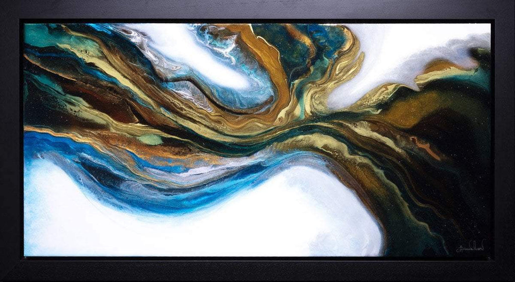 Golden Glow - Original - SOLD by artist Brenda Herd - Wyecliffe Galleries