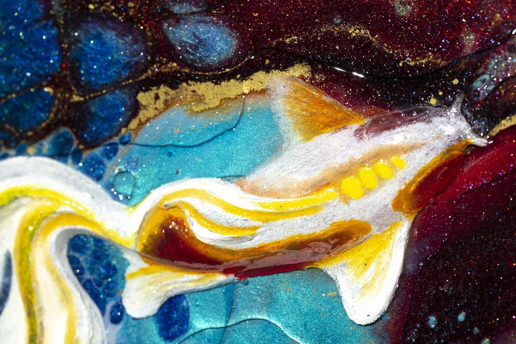 Koi - Original - SOLD by artist Brenda Herd - Wyecliffe Galleries