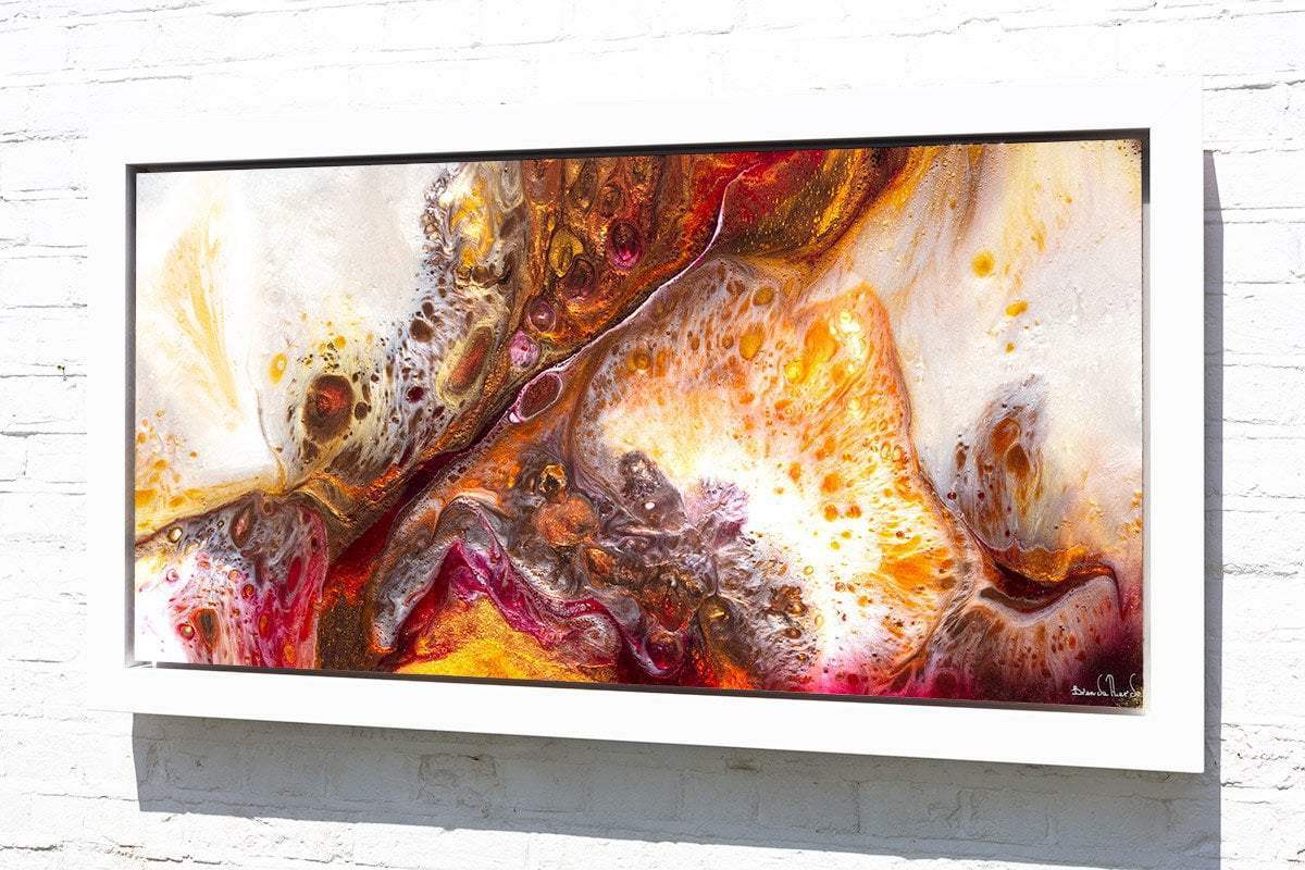 Laced in Gold - Original - SOLD by artist Brenda Herd - Wyecliffe Galleries