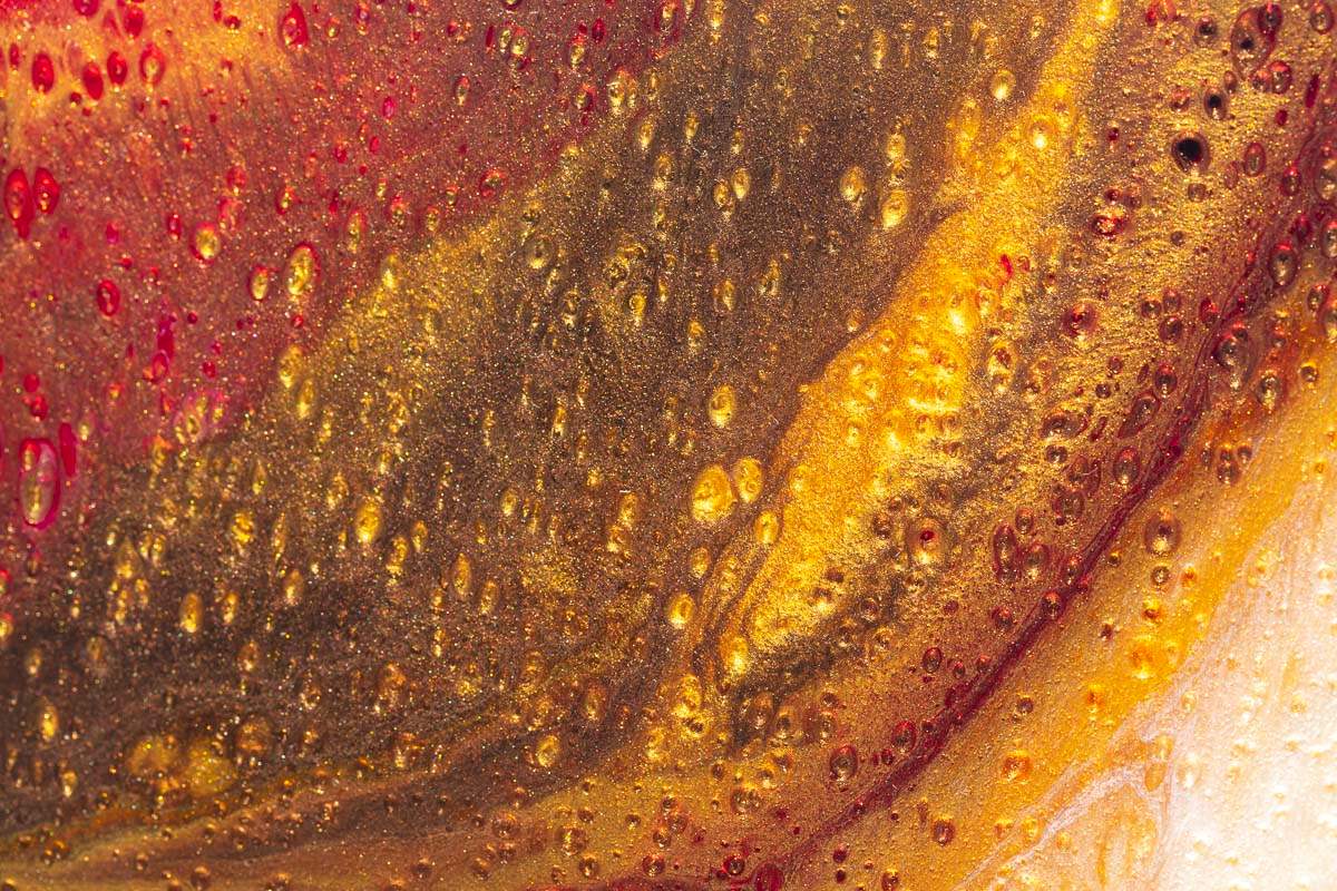 Laced in Gold - Original - SOLD by artist Brenda Herd - Wyecliffe Galleries