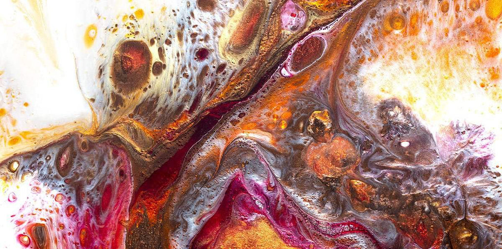 Laced in Gold - Original - SOLD by artist Brenda Herd - Wyecliffe Galleries