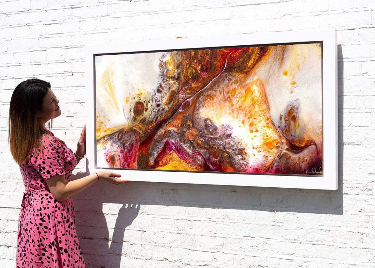 Laced in Gold - Original - SOLD by artist Brenda Herd - Wyecliffe Galleries