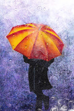 Late Night Stroll - Original - SOLD by artist Brenda Herd - Wyecliffe Galleries