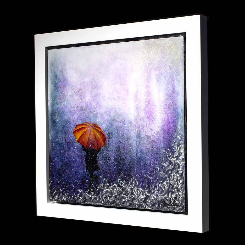 Late Night Stroll - Original - SOLD by artist Brenda Herd - Wyecliffe Galleries