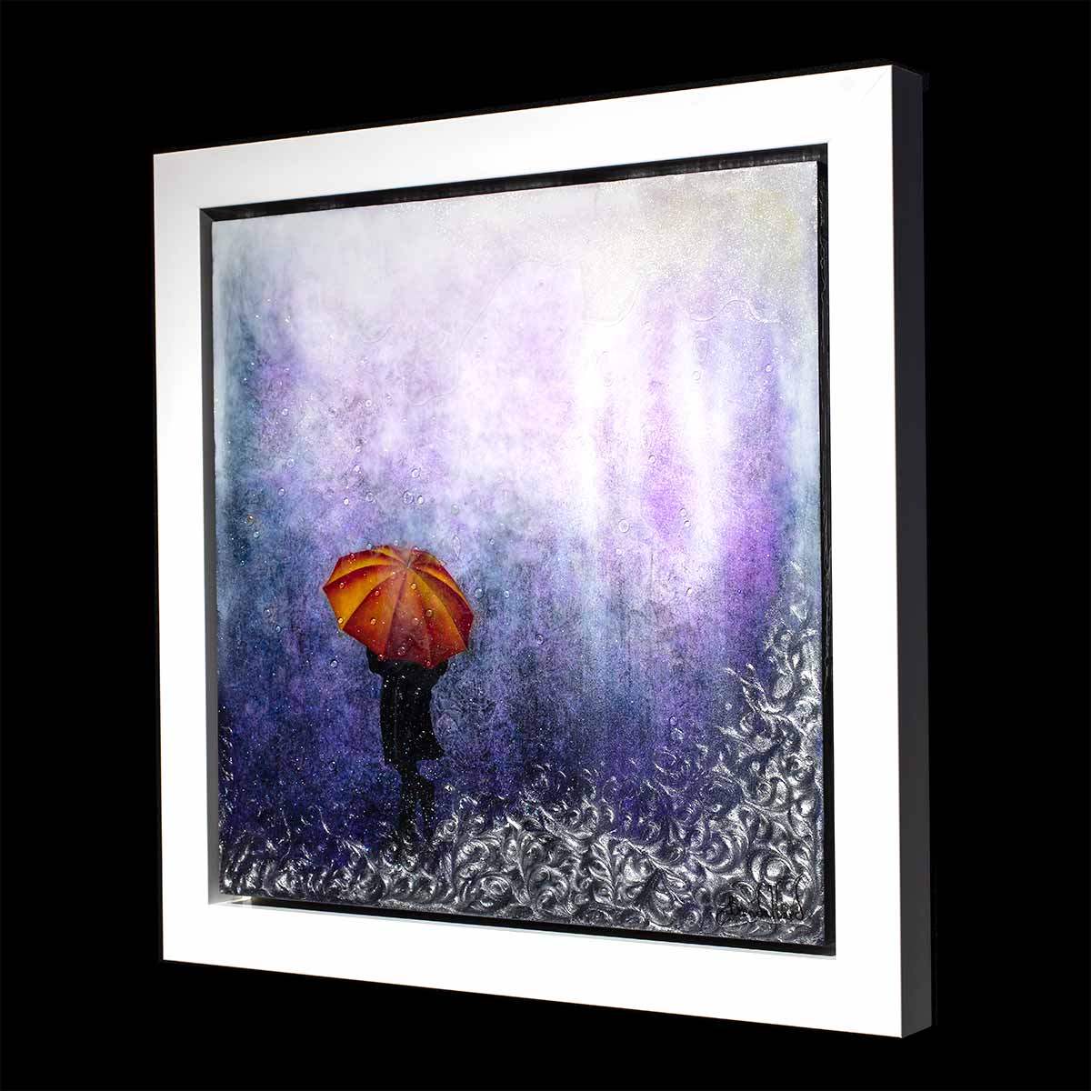 Late Night Stroll - Original - SOLD by artist Brenda Herd - Wyecliffe Galleries