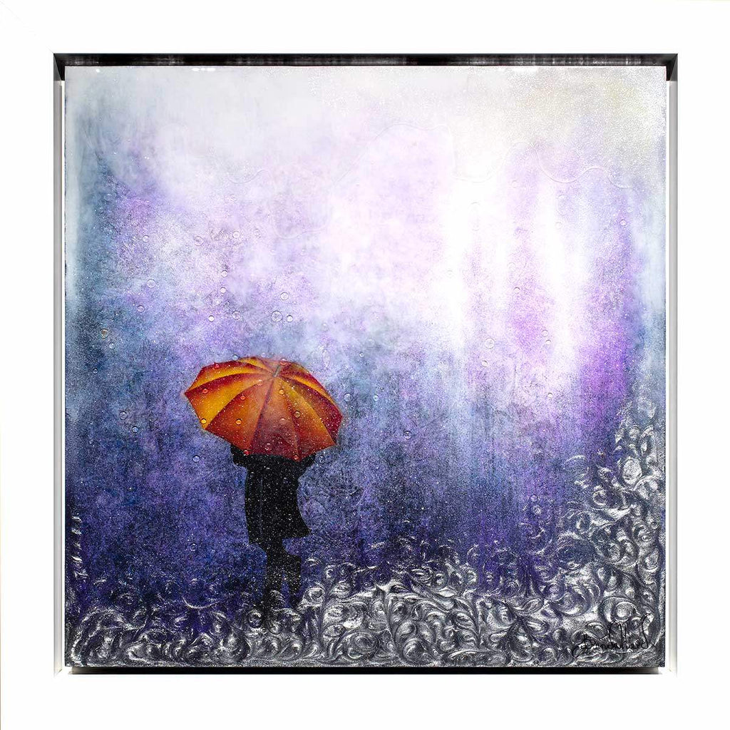 Late Night Stroll - Original - SOLD by artist Brenda Herd - Wyecliffe Galleries