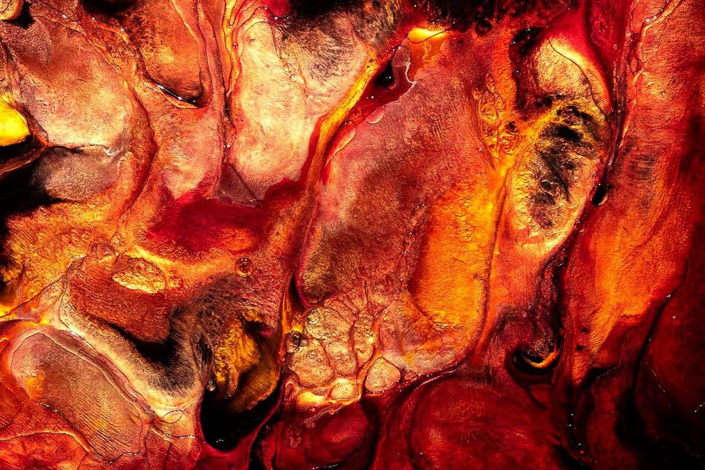 Lava - Original by artist Brenda Herd - Wyecliffe Galleries