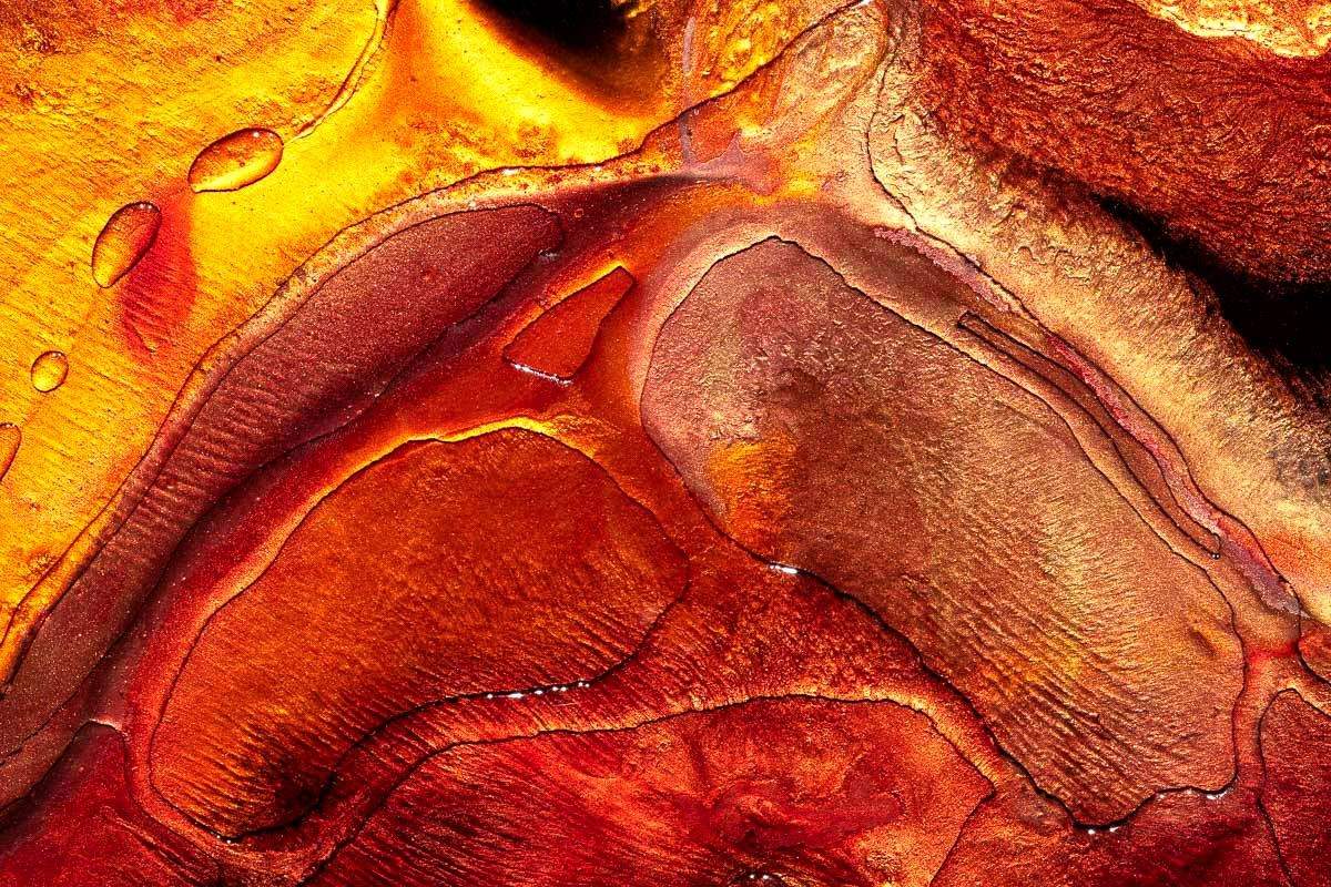 Lava - Original by artist Brenda Herd - Wyecliffe Galleries