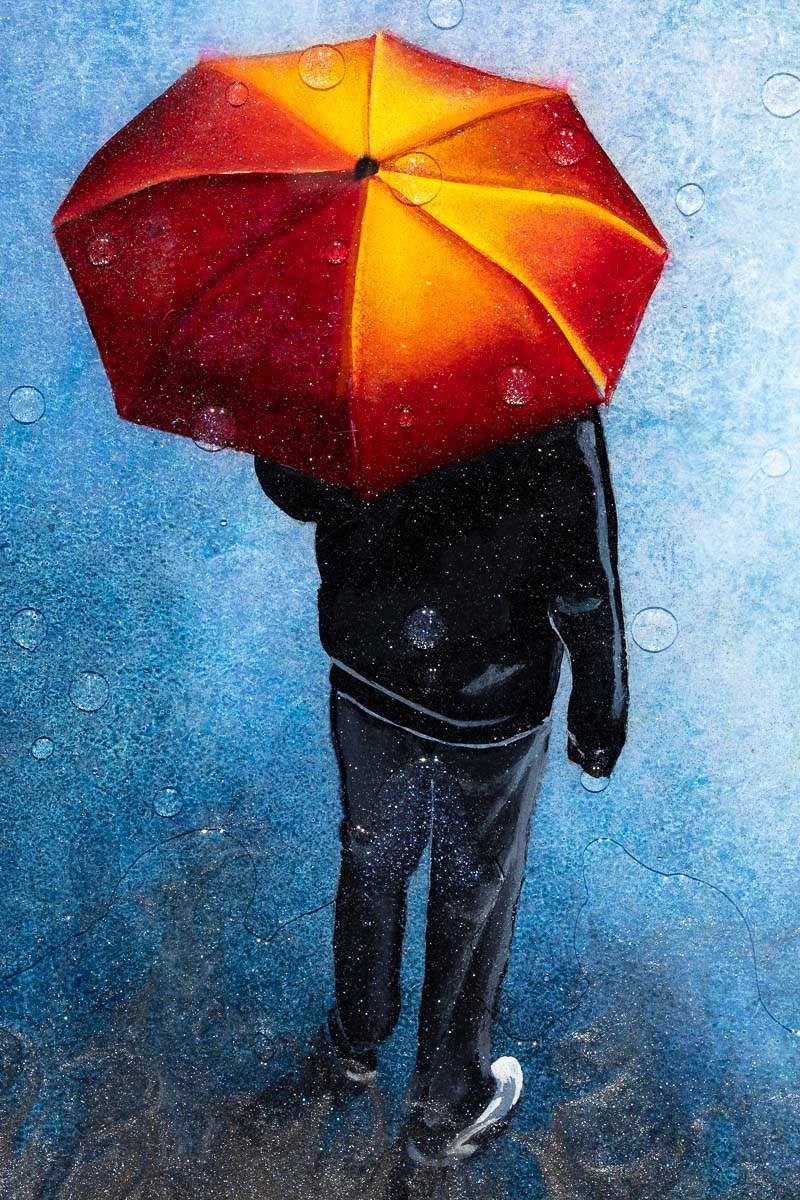 Looking into the Distance - Original SOLD by artist Brenda Herd - Wyecliffe Galleries