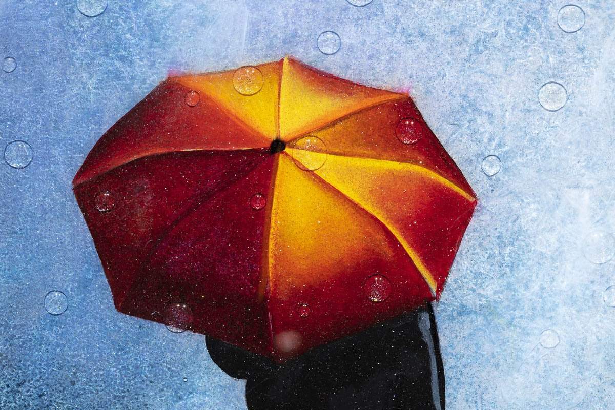 Looking into the Distance - Original SOLD by artist Brenda Herd - Wyecliffe Galleries