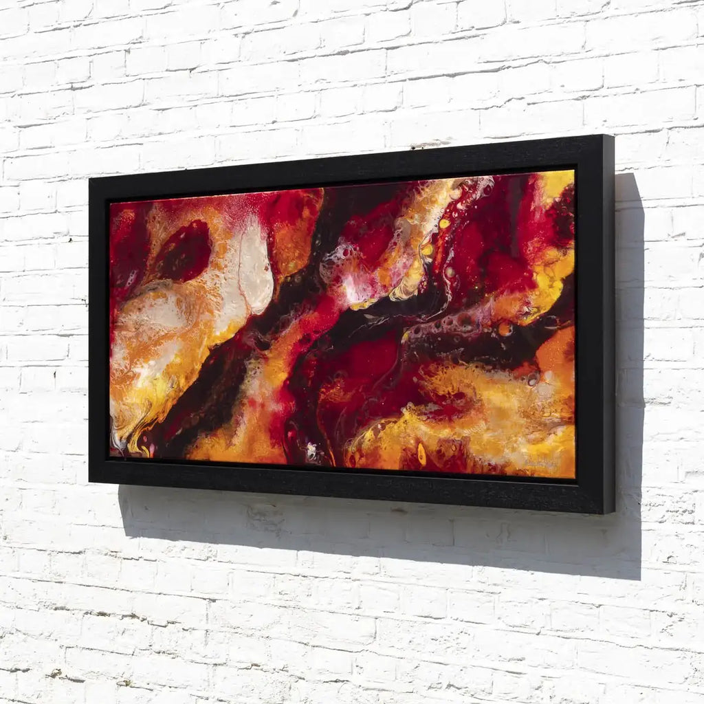 Magma Flow - Original - SOLD by artist Brenda Herd - Wyecliffe Galleries