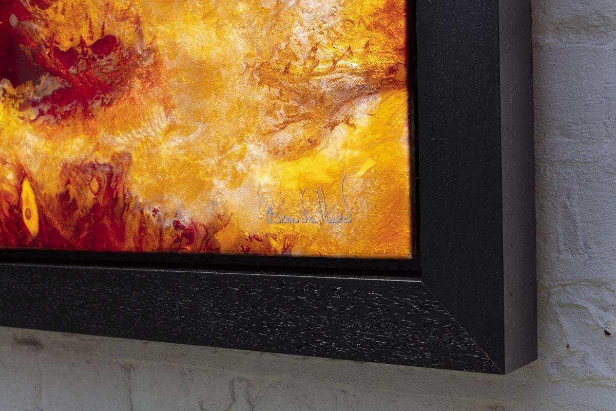 Magma Flow - Original - SOLD by artist Brenda Herd - Wyecliffe Galleries