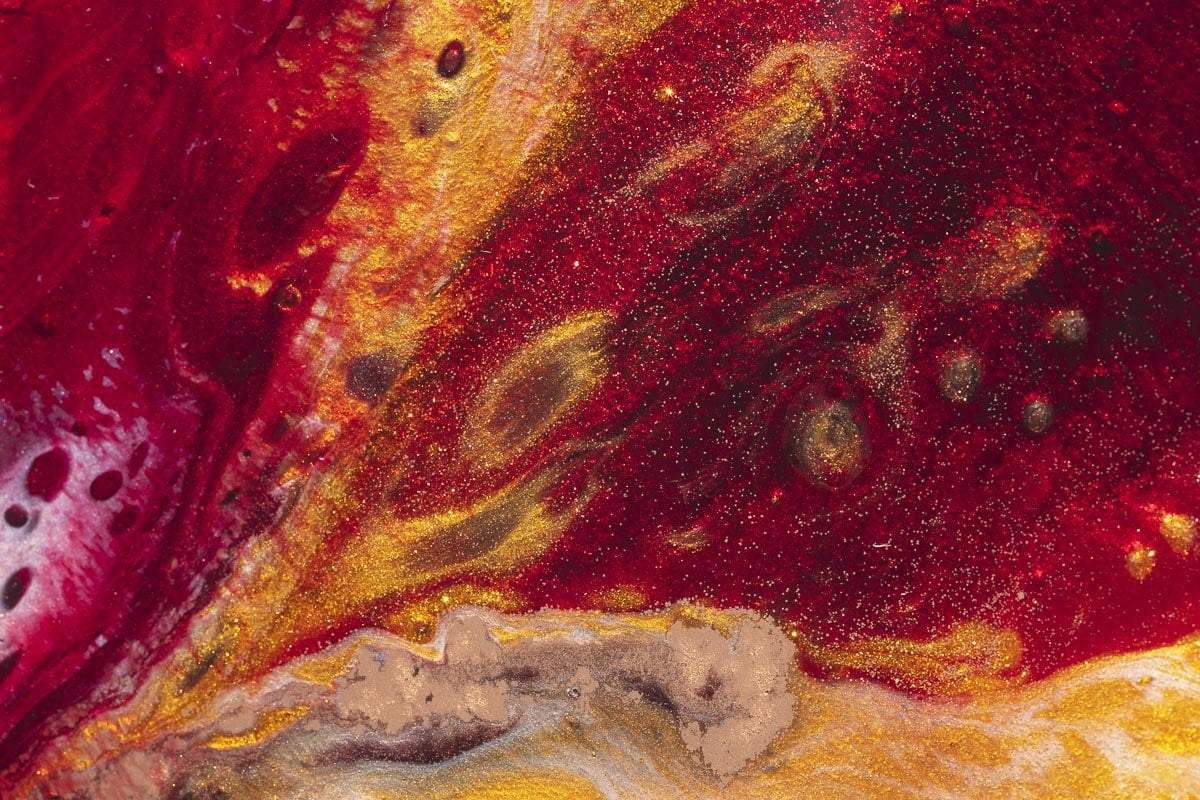 Magma Flow - Original - SOLD by artist Brenda Herd - Wyecliffe Galleries