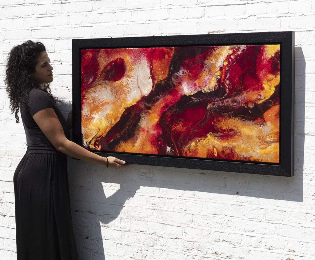 Magma Flow - Original - SOLD by artist Brenda Herd - Wyecliffe Galleries