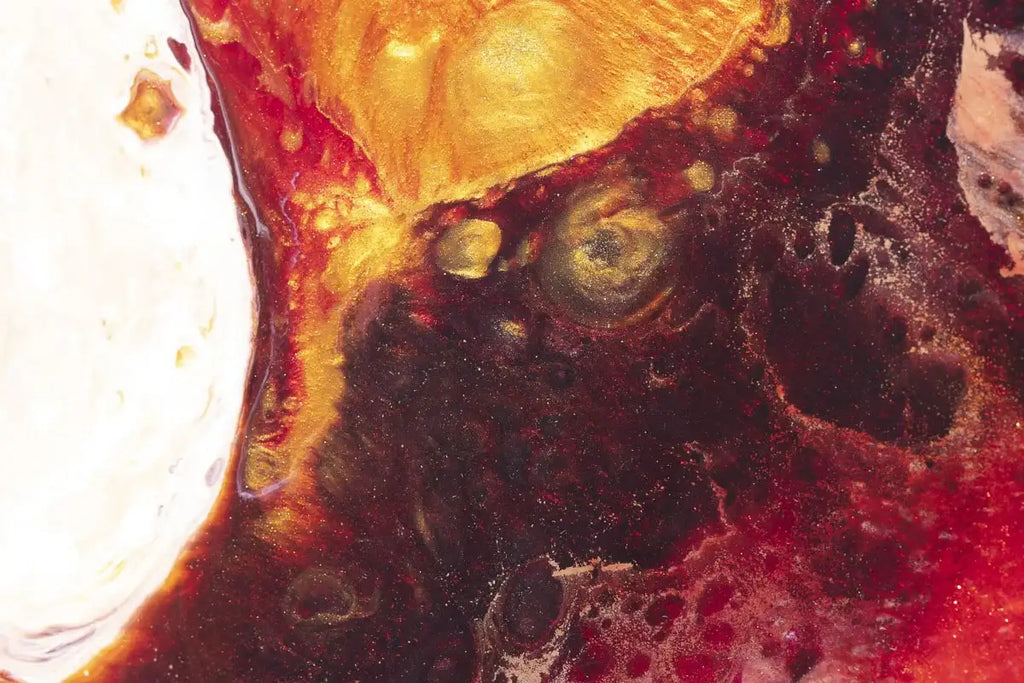 Magma Flow - Original - SOLD by artist Brenda Herd - Wyecliffe Galleries