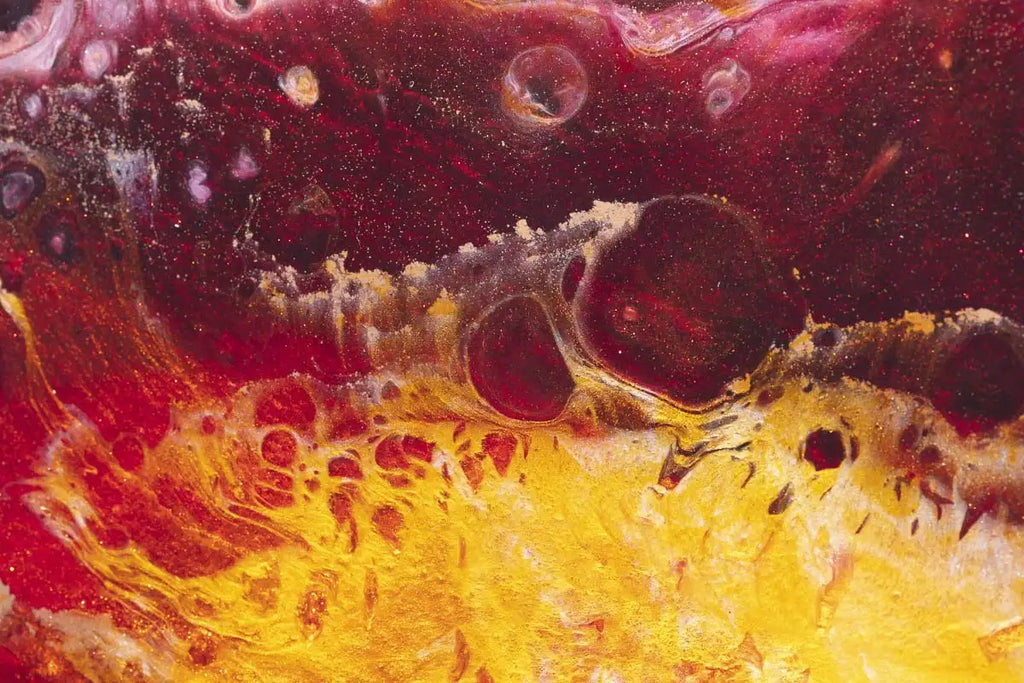 Magma Flow - Original - SOLD by artist Brenda Herd - Wyecliffe Galleries