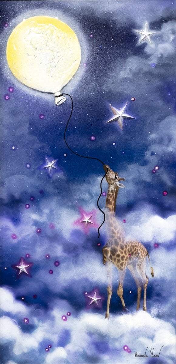 Midnight Dreaming - Original - SOLD by artist Brenda Herd - Wyecliffe Galleries