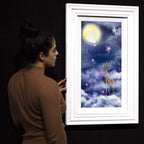 Midnight Dreaming - Original - SOLD by artist Brenda Herd - Wyecliffe Galleries