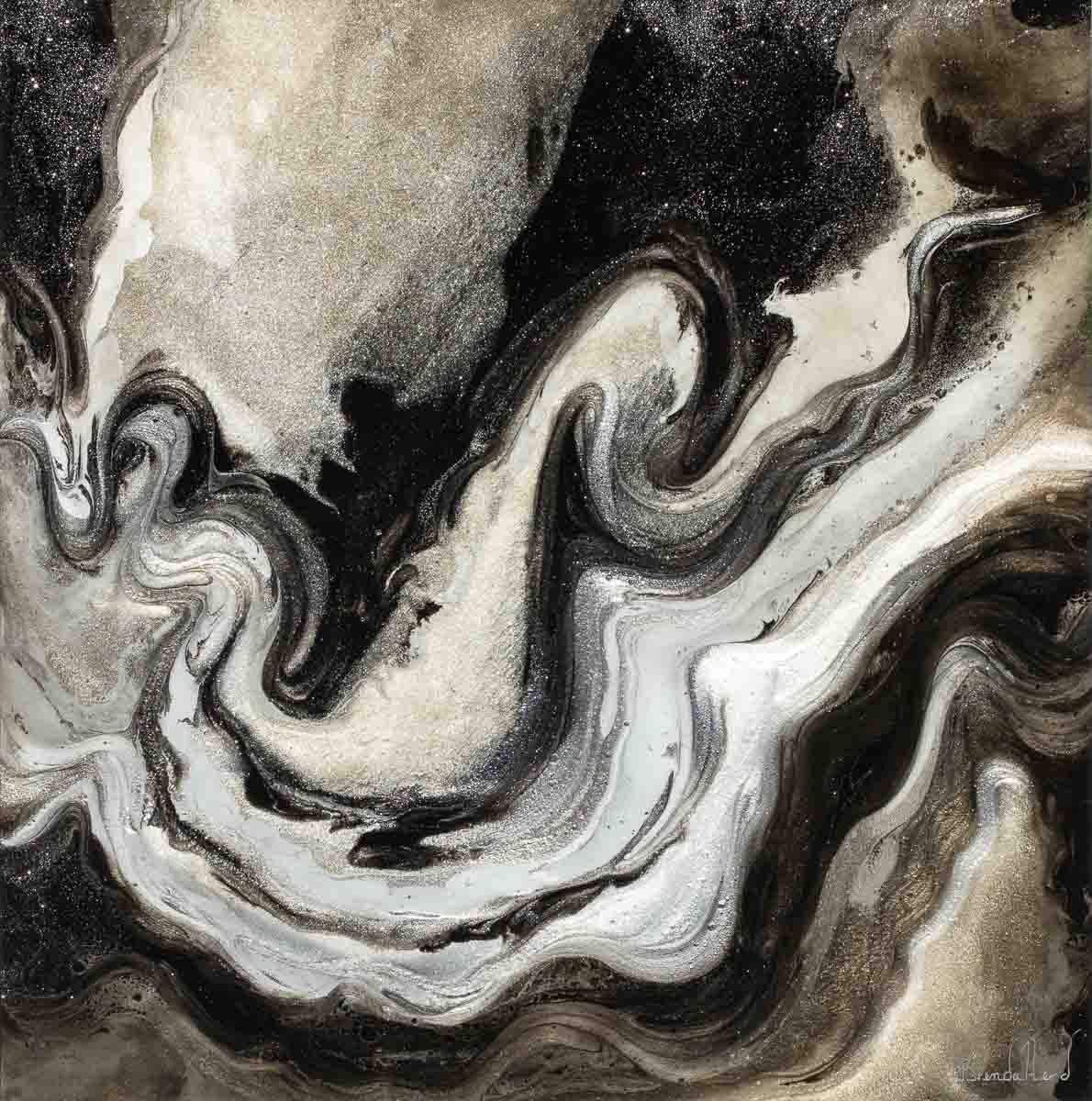 Monolithic II - Original - SOLD by artist Brenda Herd - Wyecliffe Galleries