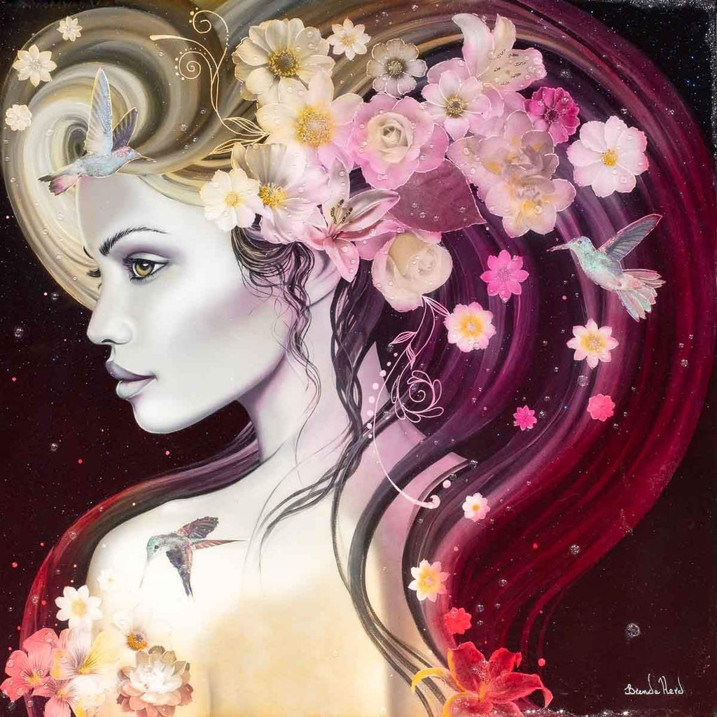 Natural Beauty - Original - SOLD by artist Brenda Herd - Wyecliffe Galleries