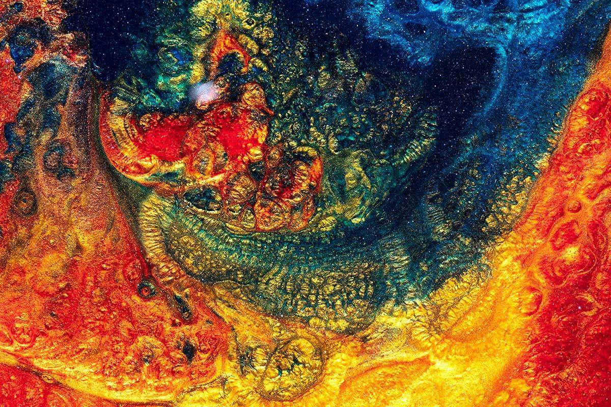 Nature's Elements - Original - SOLD by artist Brenda Herd - Wyecliffe Galleries